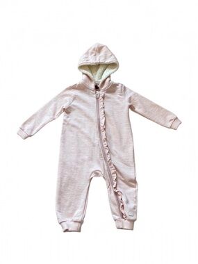 7 for all Mankind pink baby winter onesie